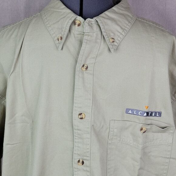 BLUE POINTE ALCTEL‎ Canvas Men's Casual Shirt XL - Picture 2 of 7